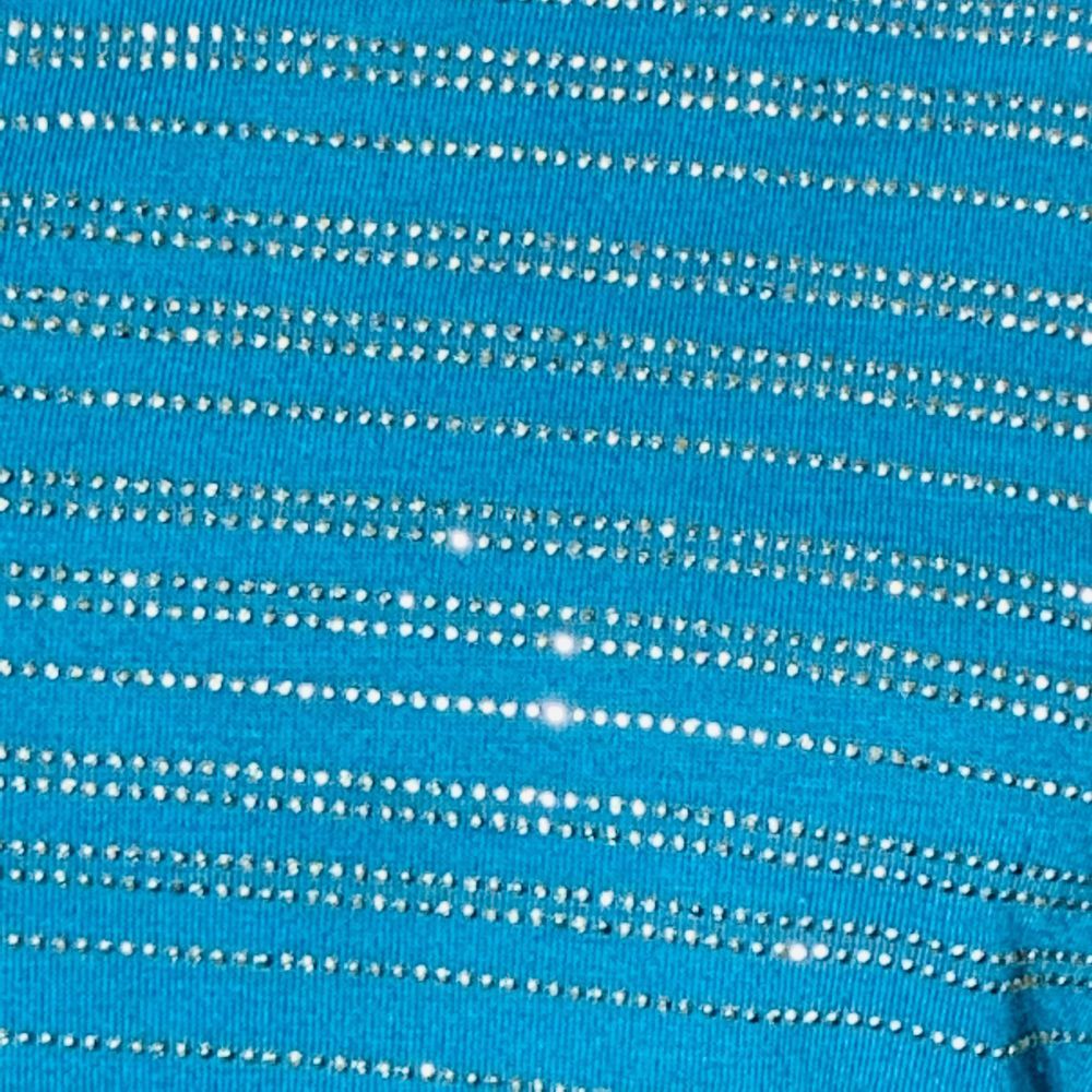 Westport 1962 Blue embellished cold shoulder top - Picture 4 of 5